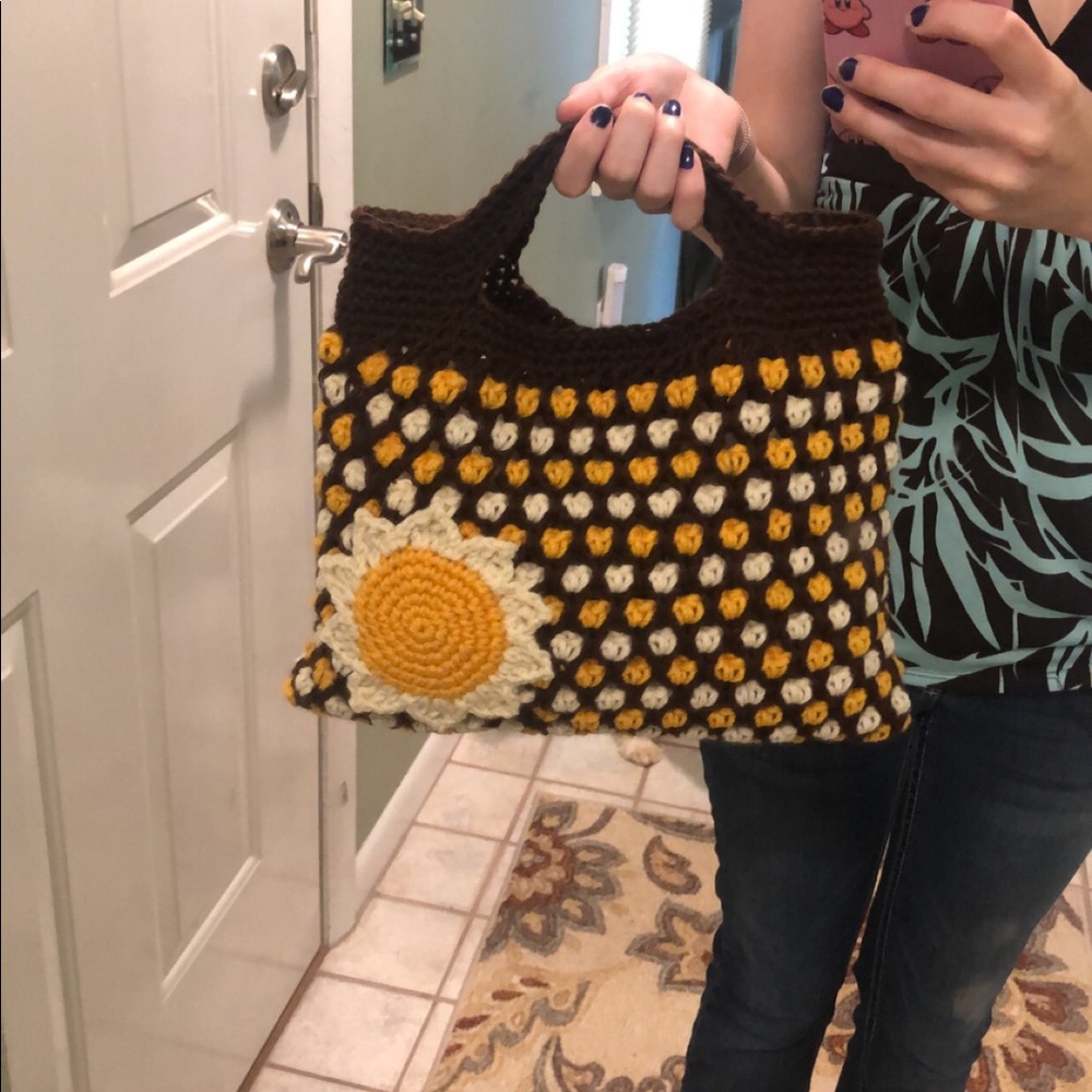 Handmade Crochet Fall Purse & Wallet Set - Picture 13 of 13